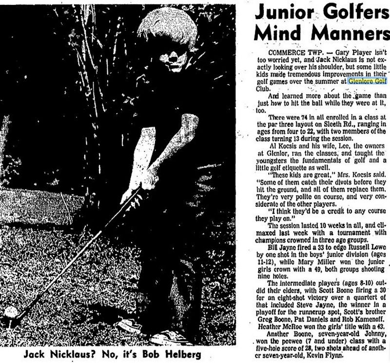 Glenlore Golf Course (Glenlore Golf Club) - Sept 1972